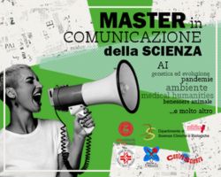 Via alla 1a edizione del Master in Comunicazione della Scienza